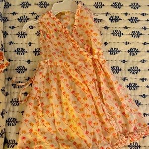 Roberta Roller Rabbit girls size 4 wrap dress, great condition